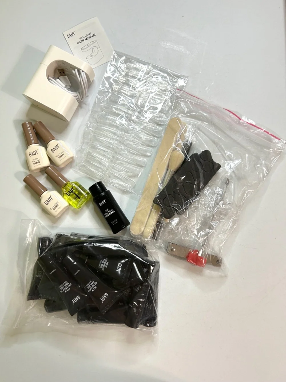 All In One Poly Gel Nail Extension Kit Set